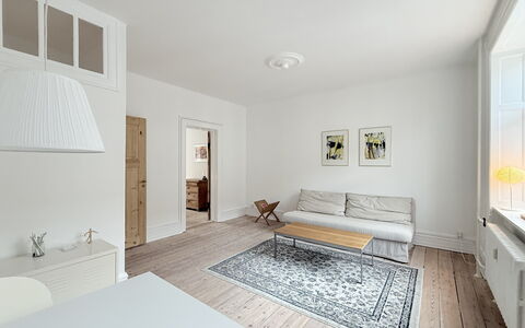 Østerbro - 4 People - 1br - Close To Nordhavn: Stue
