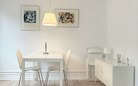 Østerbro - 4 People - 1br - Close To Nordhavn: Stue