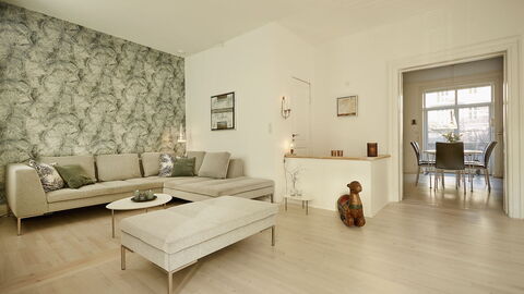 Frederiksberg - 2 Bedrooms: Stue