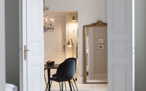 Luxury Apartment In The Heart Of Copenhagen: soveværelse