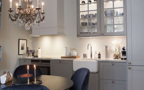 Luxury Apartment In The Heart Of Copenhagen: Frokostlokale, Køkken