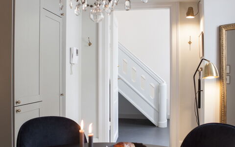 Luxury Apartment In The Heart Of Copenhagen: Frokostlokale, Køkken