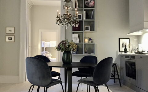Luxury Apartment In The Heart Of Copenhagen: Frokostlokale, Køkken