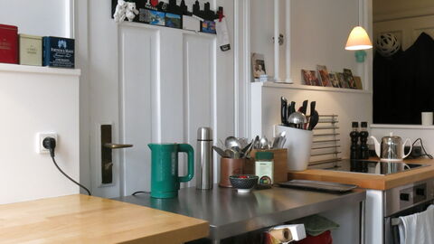 Christianshavn - Studio - Space For 2: Frokostlokale, Køkken, soveværelse, Stue