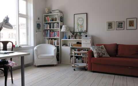 Østerbro - 1 Bedroom Apartment: Stue