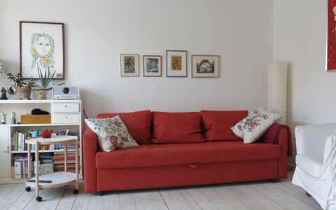 Østerbro - 1 Bedroom Apartment: Stue