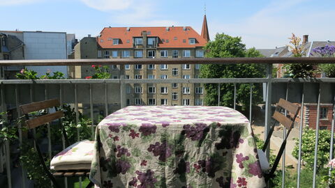 Østerbro - 1 Bedroom Apartment: Altan / terrasse / gårdhave