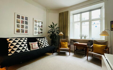 Østerbro - 1 Bedroom Apartment: Stue