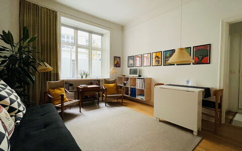 Østerbro - 1 Bedroom Apartment: Stue