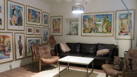 Frederiksberg - Close To Metro: The gallery - Livingroom