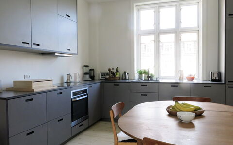 Frederiksberg - 3 Bedrooms - Space For 5: Frokostlokale, Køkken