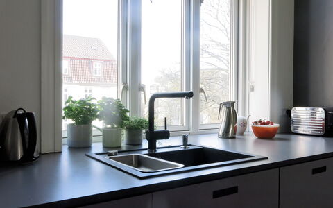 Frederiksberg - 3 Bedrooms - Space For 5: Frokostlokale, Køkken