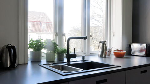 Frederiksberg - 3 Bedrooms - Space For 5: Frokostlokale, Køkken