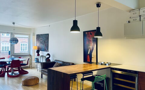 Adelgade - Close To The Royal Palace: Frokostlokale, Køkken, Stue