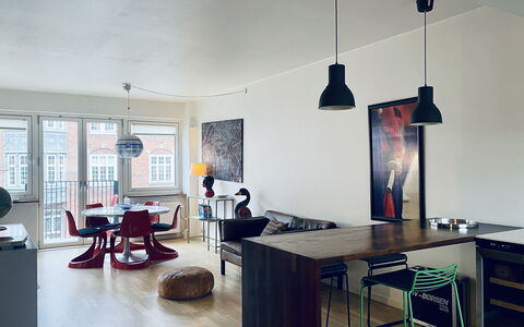 Adelgade - Close To The Royal Palace: Frokostlokale, Køkken, Stue