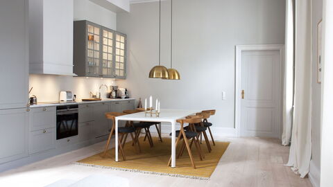 Luxury Apartment In The Heart Of Copenhagen: Frokostlokale, Køkken