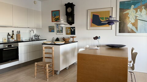 Superview - Sydhavnen -2 Bedrooms - 2 People: Frokostlokale, Køkken, Stue