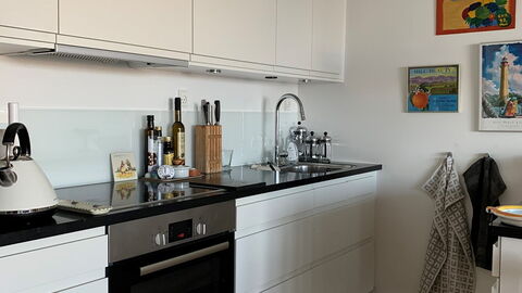 Superview - Sydhavnen -2 Bedrooms - 2 People: Frokostlokale, Køkken, Stue