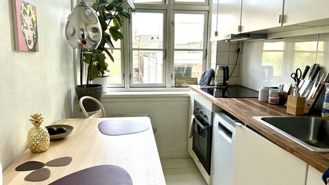 Østerbro-1 Bedroom-2 People-close To Metro: Køkken