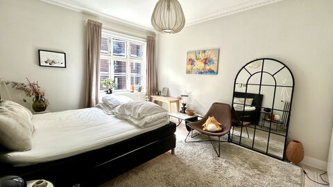 Østerbro-1 Bedroom-2 People-close To Metro: soveværelse