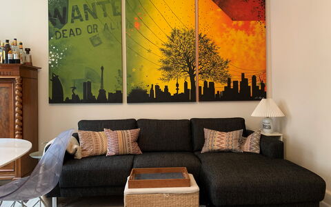 Østerbro - 2 Bedrooms - 4 People: Frokostlokale, Stue