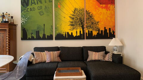 Østerbro - 2 Bedrooms - 4 People: Frokostlokale, Stue