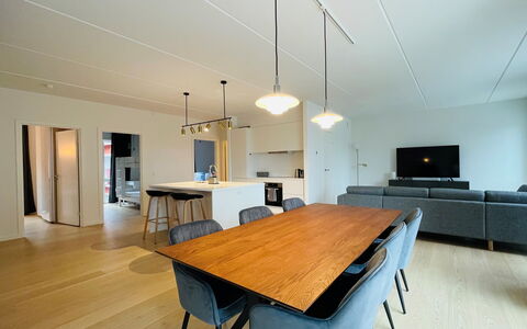 Nordhavn - Habour - 3 Bedrooms - 5 People: Frokostlokale, Køkken, Stue