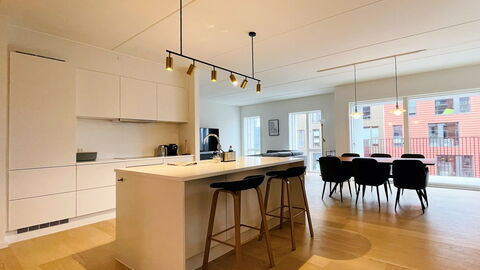 Nordhavn - Habour - 3 Bedrooms - 5 People: Frokostlokale, Køkken, Stue