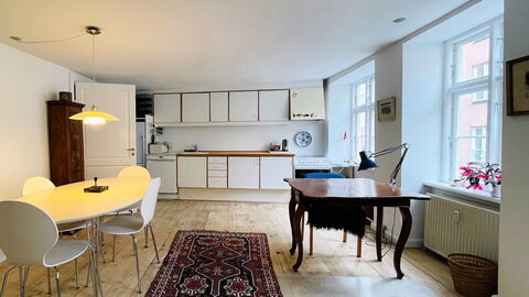Close To Tivoli - 1 Bedroom - 4 People: Frokostlokale, Køkken