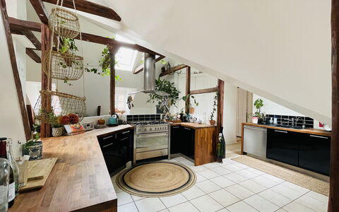 Amager - 4 Bedrooms - 6 People - Close To Metro: Frokostlokale, Køkken, Stue