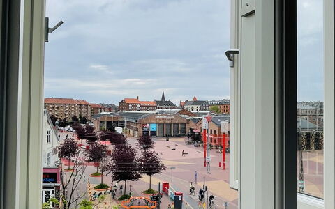 Cozyness - Vintage Apartment At Nørrebro: Stue, Udendørs