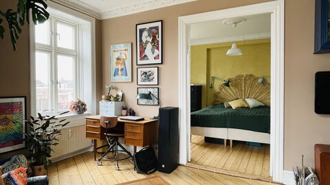 Cozyness - Vintage Apartment At Nørrebro: Stue