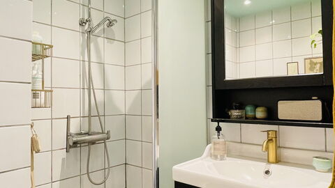 Cozyness - Vintage Apartment At Nørrebro: Badeværelse