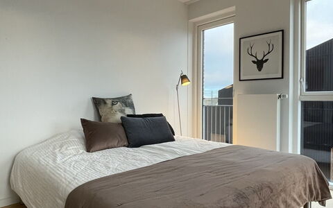 2 Bedrooms - 4 People - Free Parking: soveværelse