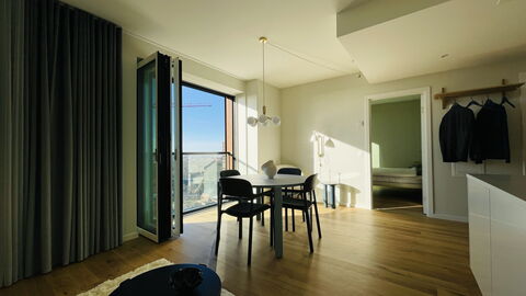 Carlsberg Byen - Pasteurs Tårn 22 - 4 People: Frokostlokale, Stue, Visninger