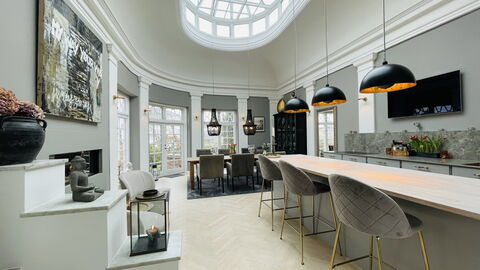 Luxury - Beach -hellerup - 8 People: Frokostlokale, Køkken