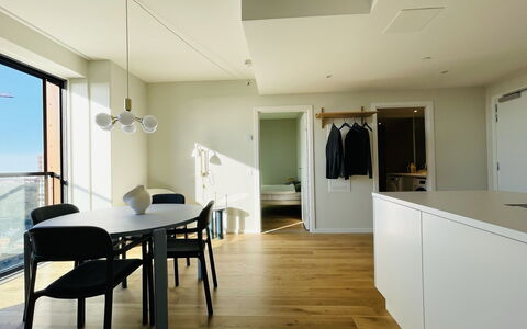 Carlsberg Byen - Pasteurs Tårn 21- 4 People: Frokostlokale, Køkken