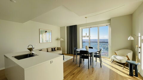 Carlsberg Byen - Pasteurs Tårn 21- 4 People: Frokostlokale, Køkken