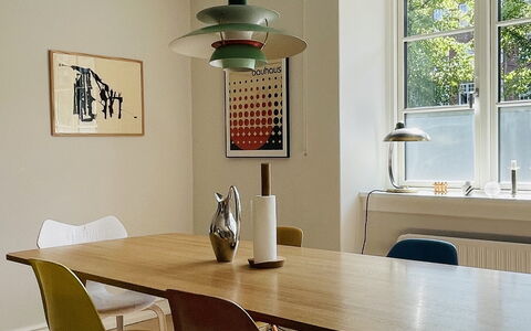 Østerbro - 3 Bedroom - 4 People: Frokostlokale, Køkken