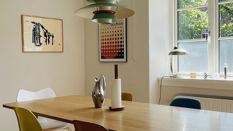 Østerbro - 3 Bedroom - 4 People: Frokostlokale, Køkken