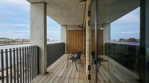 Exclusive- Center - 2br 2 Bath - Nyhavn - Min. 30 Days: Altan / terrasse / gårdhave