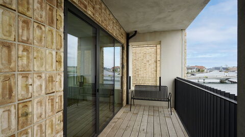 Exclusive- Center - 2br 2 Bath - Nyhavn - Min. 30 Days: Altan / terrasse / gårdhave