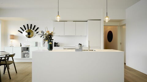 Exclusive- Center - 2br 2 Bath - Nyhavn - Min. 30 Days: Frokostlokale, Køkken, Stue