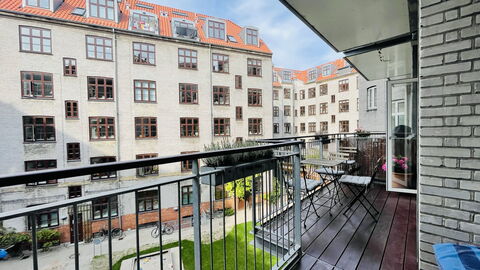 Østerbro - 2 Br - 4 People - Close To Metro: Altan / terrasse / gårdhave, Udendørs, Udvendige