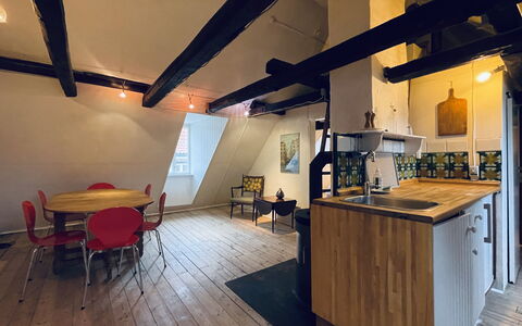 Absolute Center - 1 Br - 2 People - Inner City: Frokostlokale, Køkken, Stue