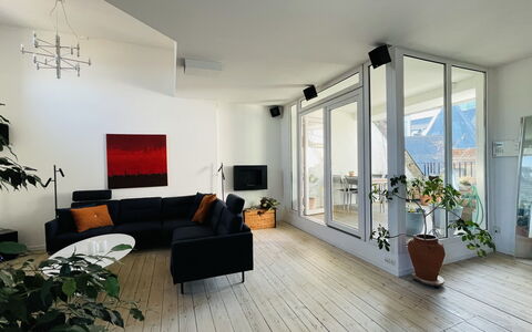 Vester Voldgade - Elegant 1 Bedroom Near Strøget: Stue