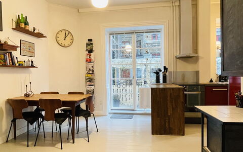 Østerbro - 2 Bathrooms - 3 Br - 5 People: Frokostlokale