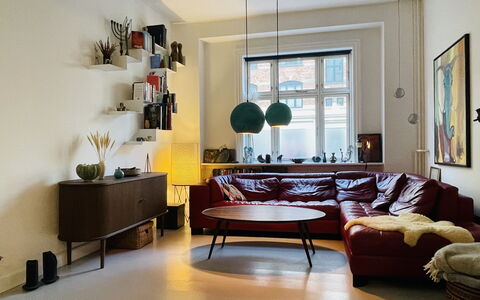 Østerbro - 2 Bathrooms - 3 Br - 5 People: Stue