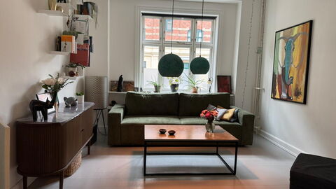 Østerbro - 2 Bathrooms - 3 Br - 5 People: Stue