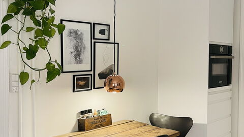 Amager - Close To Metro - 2 People -1 Br: Frokostlokale, Køkken